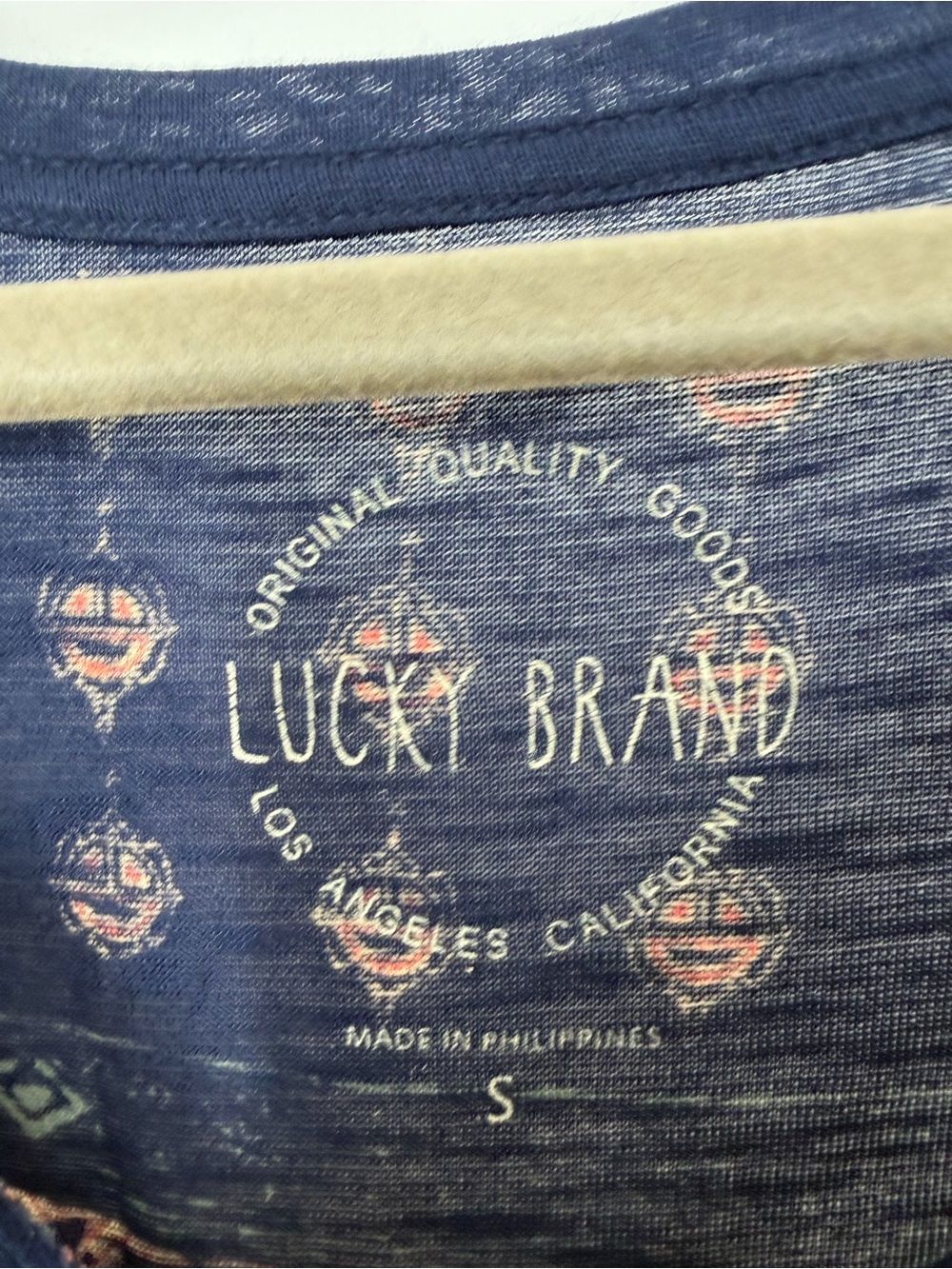 Lucky Brand Persian Carpet Viscose Tee Shirt - Picture 3 of 6